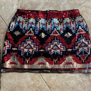 Sequin skirt